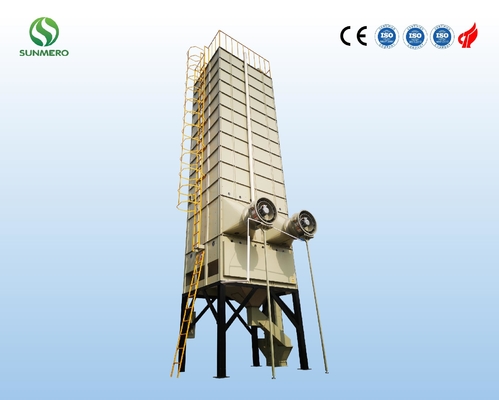 Persetujuan ISO9001 Pengering Penggilingan Padi Keamanan Tinggi Dari 22 Ton Per Batch