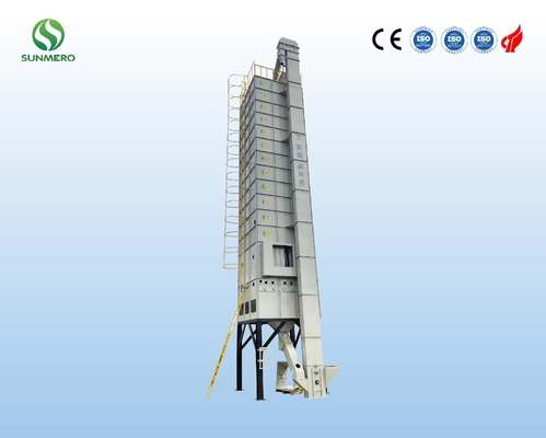 13500KG Per Batch Pengering Butir Beras, Pengering Batch Resirkulasi Tinggi 11m
