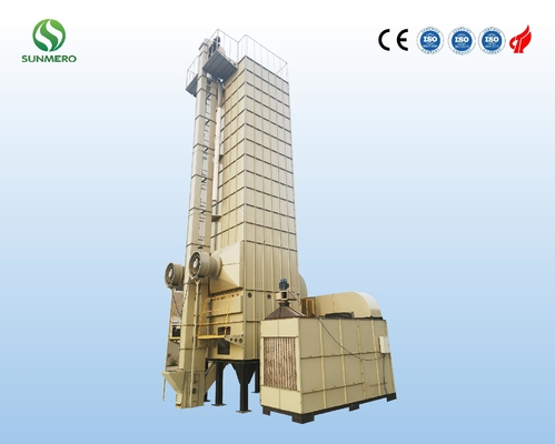 Pengering Gandum Otomatis Beredar Suhu Rendah 30ton Per Batch