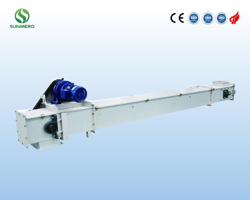 400M3 / H 3Kw Scraper Chain Conveyor Untuk Pabrik Penggilingan Padi