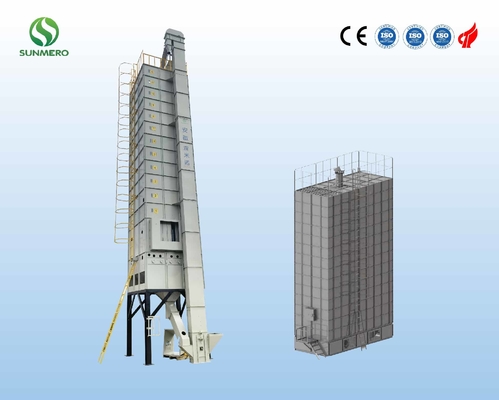 ISO9001 Vertikal Sereal Mesin Pengeringan Mesin Pengolah Padi 220V