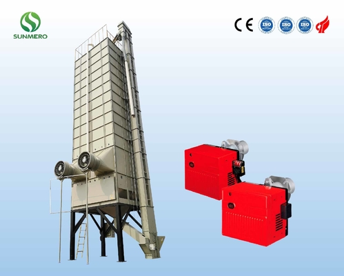 230V Dua Tahap Progresif Diesel Burner Biomassa Furnace Untuk Pengering Butir Batch