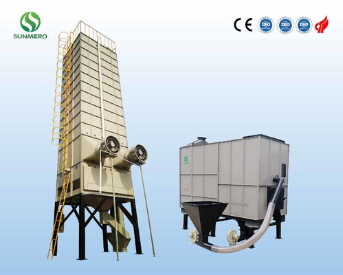 22Ton Stainless Steel Cross Flow Pengering Gandum, Pengering Jagung Serbaguna