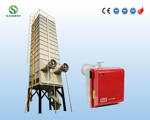 230V Dua Tahap Progresif Diesel Burner Biomassa Furnace Untuk Pengering Butir Batch