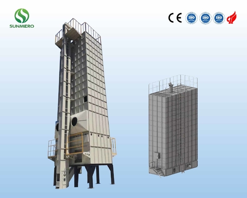 15 Ton Pengering Gandum Cross Flow Resirkulasi Disesuaikan