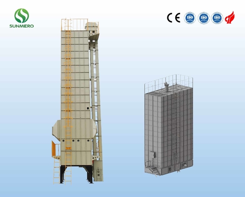 15 Ton Pengering Gandum Cross Flow Resirkulasi Disesuaikan
