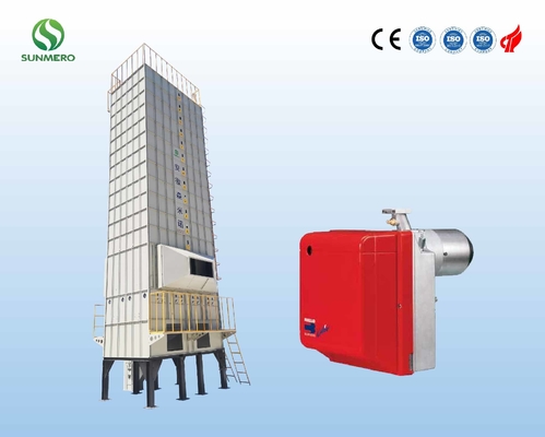 Persetujuan ISO14001 50ton Recirculating Grain Dryer Untuk Jagung Kedelai
