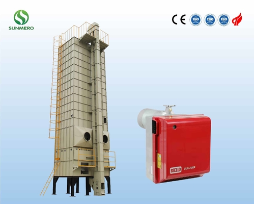 SUNMERO Cross Flow Type Rice Mill Dryer Untuk Penyimpanan Gandum