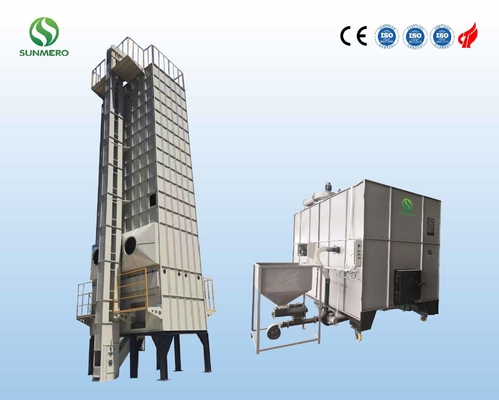 Pengering Gandum Padi Resirkulasi Cerdas 30 Ton Per Batch