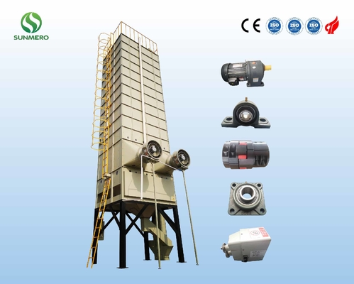 22Ton Stainless Steel Cross Flow Pengering Gandum, Pengering Jagung Serbaguna