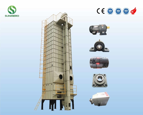 Recirculating Automatic Rice Grain Dryer 27000KG Per Batch Untuk Pengeringan Padi