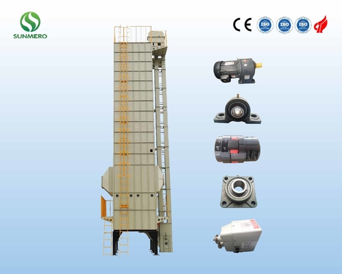 Pengering Gandum Otomatis Vertikal Bersertifikat ISO14001 Convenien 30T