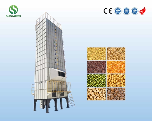 Pengering Gandum Bersirkulasi Otomatis Stainless Steel Tinggi 30ton