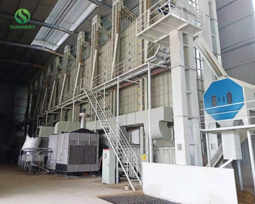 Mesin Pengering Padi 3Kw Grain 8ton Per Jam Untuk Pabrik Pengolahan Padi