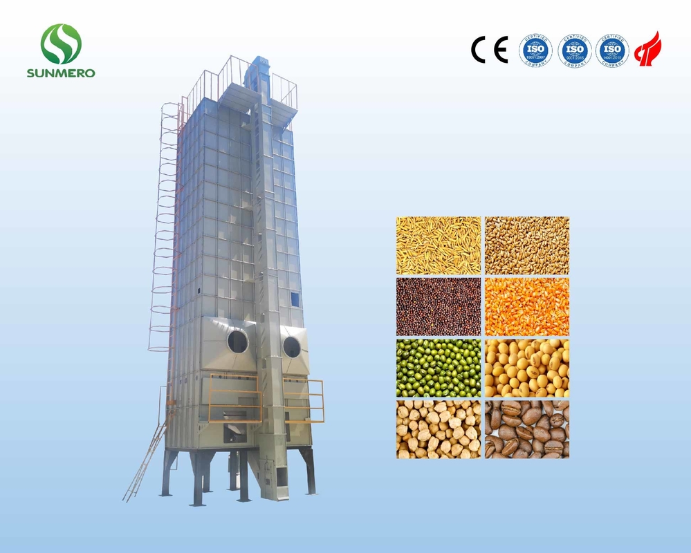Cina Kualitas Tinggi 30 Ton Pengering Butir Beras Jagung Kering, Padi, Gandum, Kacang, Biji