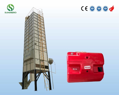 230V Dua Tahap Progresif Diesel Burner Biomassa Furnace Untuk Pengering Butir Batch