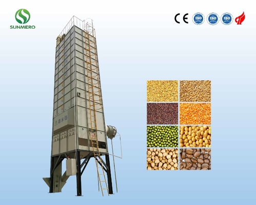 3kW 22T Recirculating Grain Dryer Aliran Campuran Pengering Gandum Untuk Penyimpanan